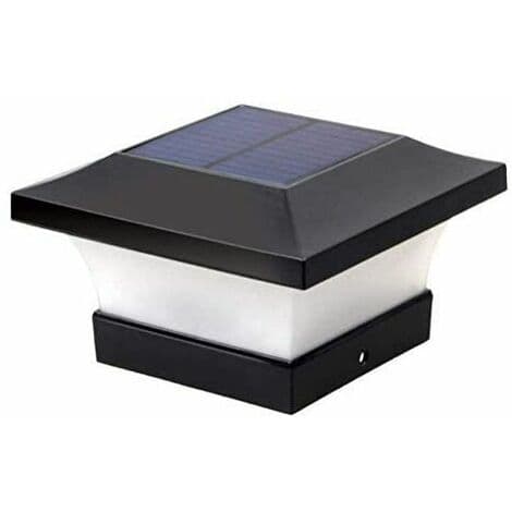 Solcelle Stolpe Solcelle Lys, Solcelle Stolpe Solcelle Søjlelampe Vandtæt Udendørs Søjlelampe Sol LED Lys til Træ