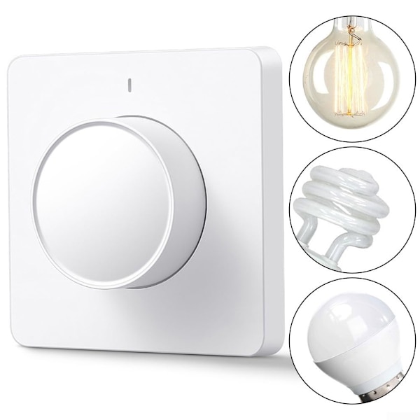 Smart lysdæmper til Tuya Smart til ZigBee - Drejelig lysdæmper til hjem og kontor - EU (til Zigbee)
