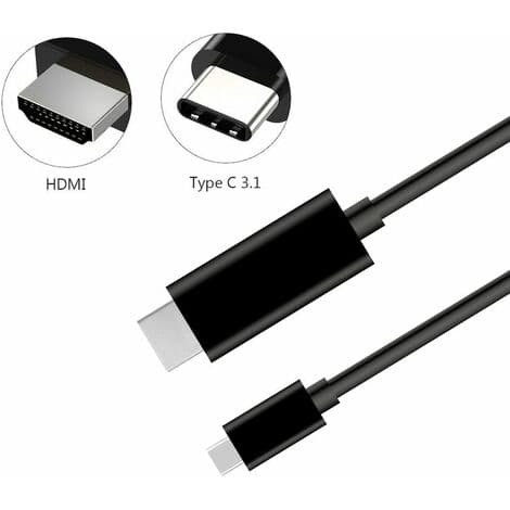 Hizek USB Type C - HDMI -kaapelisovitin