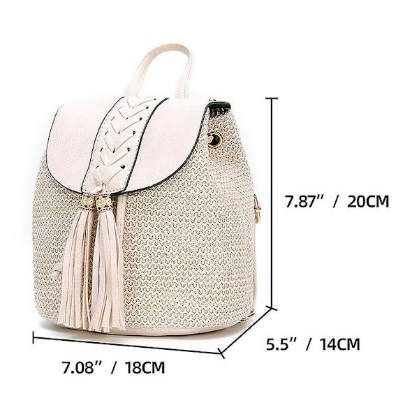 Små Halm Bucket Väskor För Kvinnor Sommar Crossbody Väskor Dam Reseväskor Och Handväskor Kvinnlig Axel Enkel Väska A916-80 White