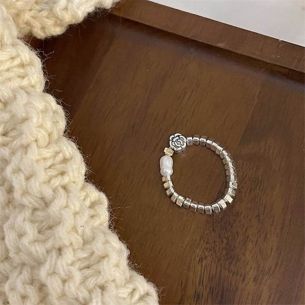 Ring Pearl Fashion Smycken B2522 101