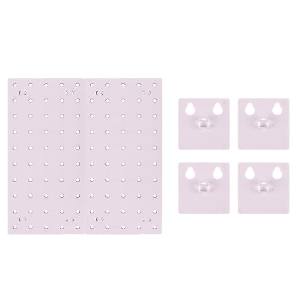 Wall Control Pegboard Rack Horisontell Pegboard - Lätt att installera Pegbrädor L White