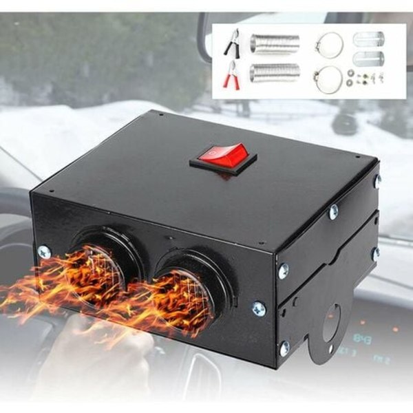 Bilvärmare, bilvärmare defroster, bärbar anti-dimfläkt, 500W (12V) snabb uppvärmning