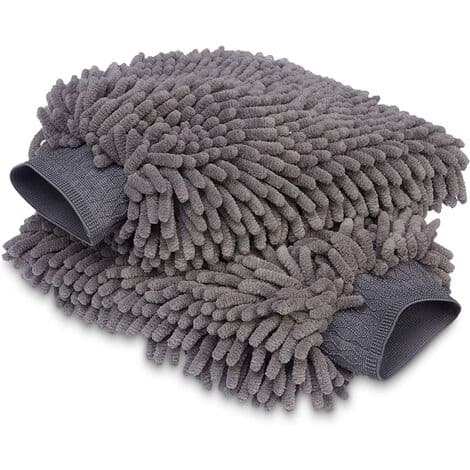 Lyxig Mikrofiber Bil Tvätthandske, 2-pack