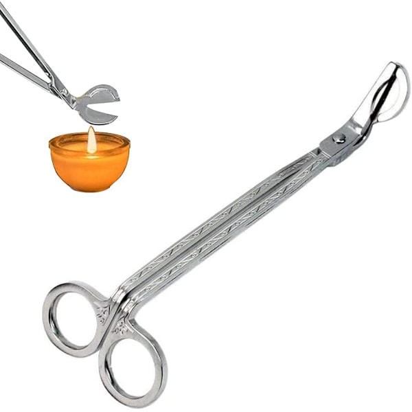 1 stk. lysestubsklipper, rustfrit stålkerne