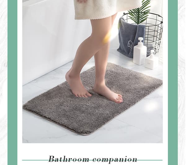 Gulvmatter, dørmatter, sklisikre absorberende tepper til bad, inngangsmatte (kamel, 50*80cm)