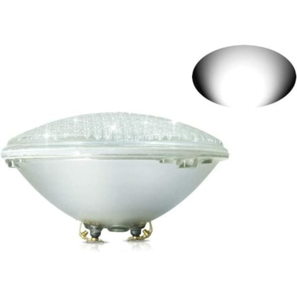 18W Hvit LED Bassenglys PAR56 12V DC/AC, Vanntett IP68 Undervannsbelysning, Erstatter 150W Halogenpærer