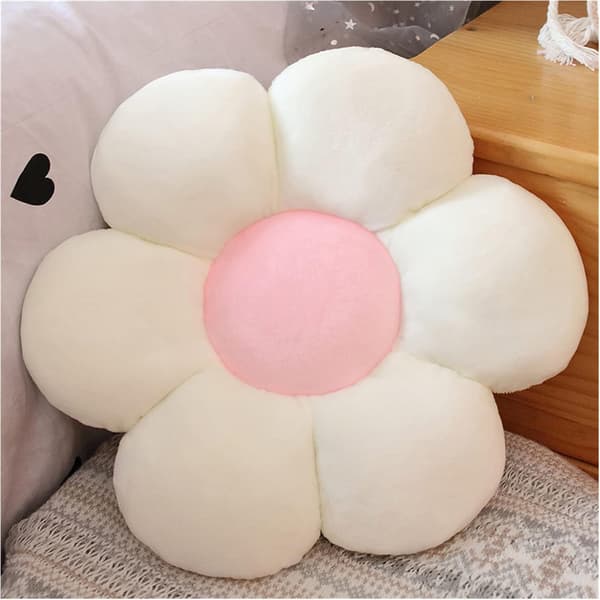 Blomsterpute og Tatami-pute - Sete- og Gulvputer - Plysj Dekorasjonspute - Sofaseng (30cm)