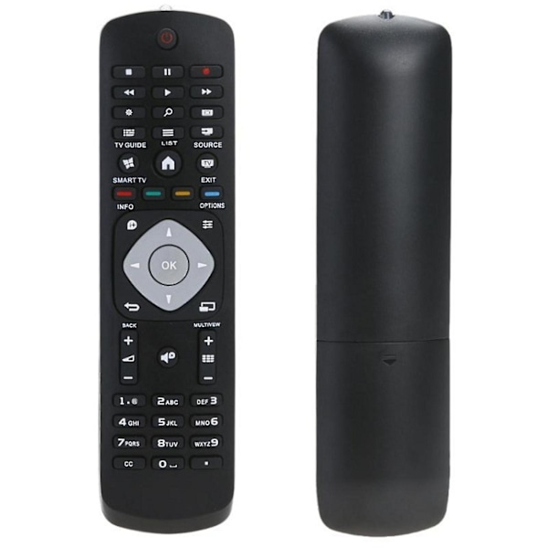 Universal Philips Smart TV Fjernkontroll LCD 3D Smart Control Erstatning
