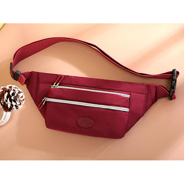 Casual Bröstväska Dam Bärbar Kassa Midjeväska Vattenavvisande Crossbody Ryggsäck
