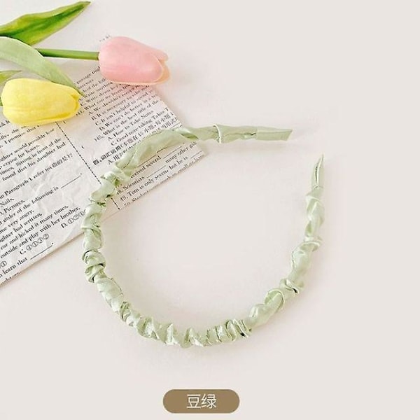 Satin Pleated Headband Wholesale Hairpin Sweet Temperament Outside Departure With Hair Accessories