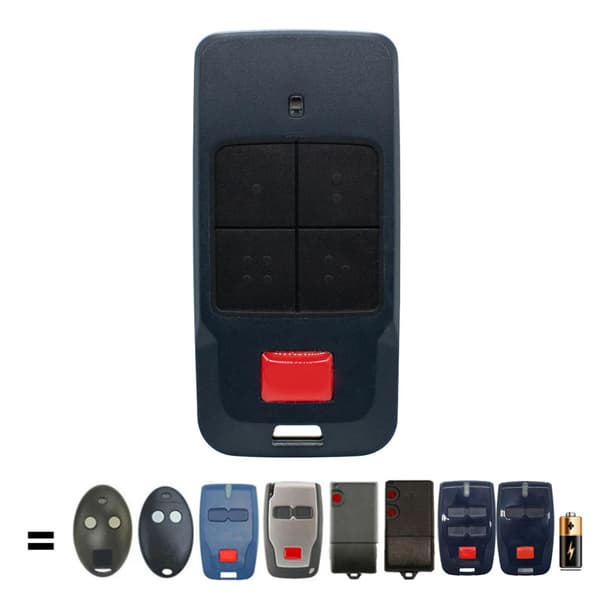 3 garageportssendere kompatible med BFT MITTO COOL C4 433MHz Version, Rolling Code-kodning, Universal fjernbetjening til garageporte