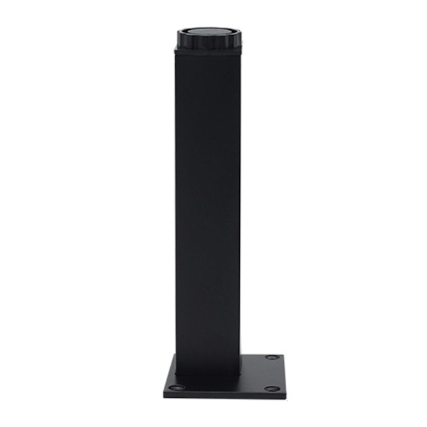 Justerbare Møbelben Højre Vinkel Støtte Sofa Ben Møbel Hardware Black 120mm