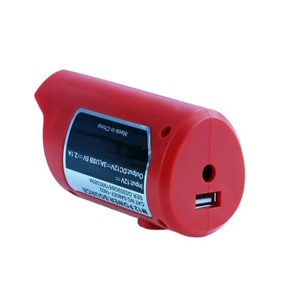 Strömkälla M12 USB-strömadapter Li-ion batteri USB