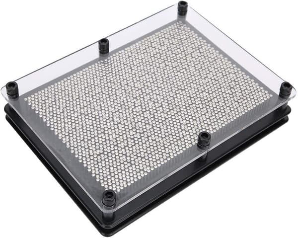 1 stk rektangulær metal Variety nålemaleri håndform 3d