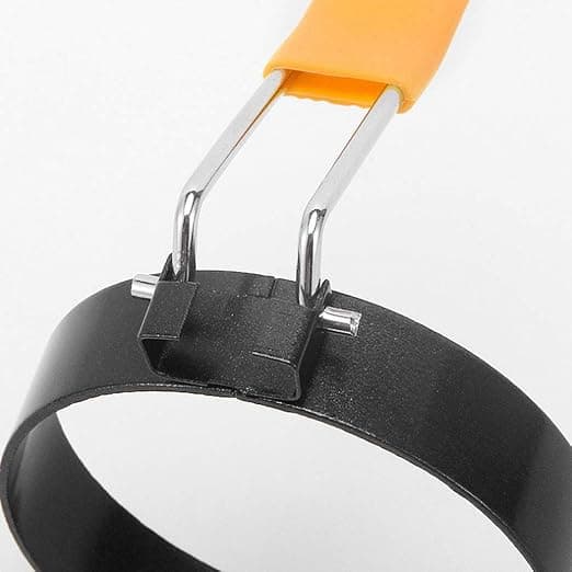1 non-stick omelett-ring, rund omelett-ring, non-stick, varmebestandig