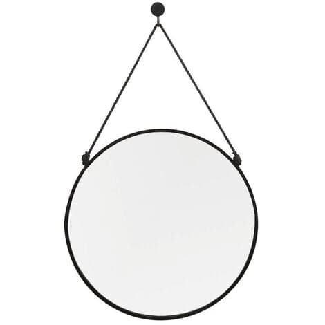 Badrumsspegel, Rund 40 cm i diameter, hängande