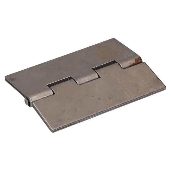 2-pak dobbeltpressede stålhængsler kraftig industriel 72x101mm