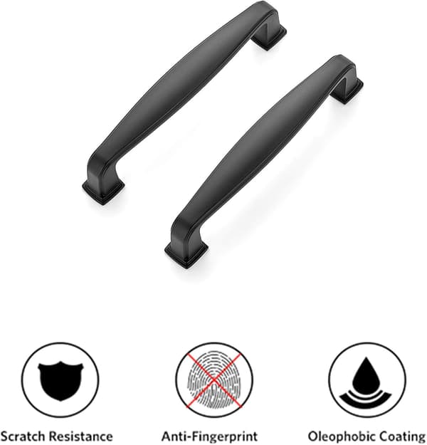 10 stk. sorte skuffegreb, skabsbeslag, køkkenskabsgreb (hulafstand: 96MM)