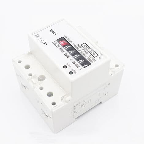 DDM75S 4P enfaset måler DIN-skinne