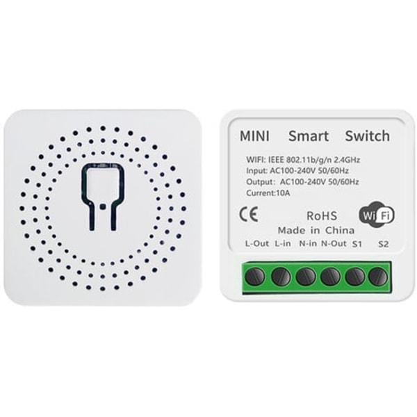 Smart switch WiFi-kytkin, matkapuhelimen synkronointi Alexa smart ja perinteinen kytkin kaksoisohjaus
