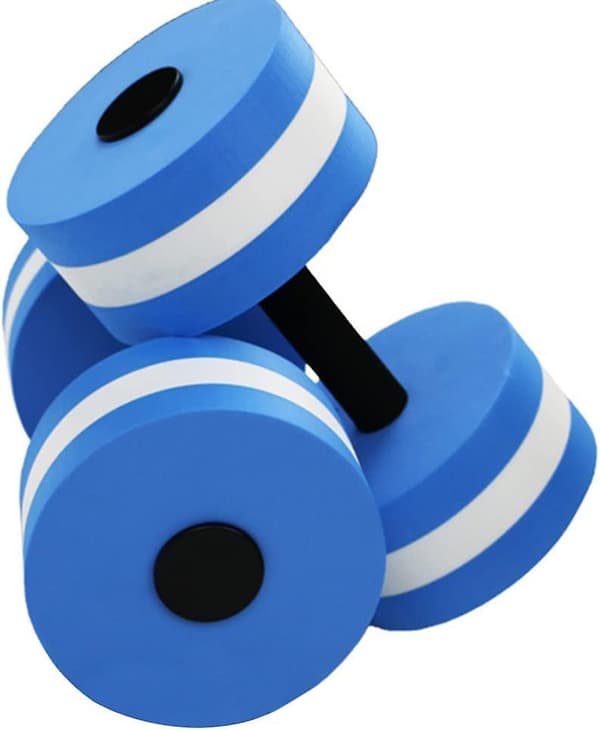 Håndvægt til Aquagym (blå hvid)