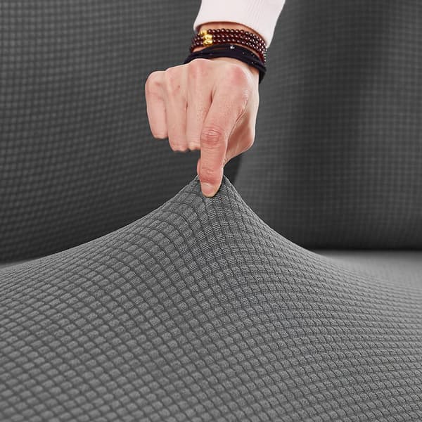 Soffaöverdrag för 1 Sitsplats, Jacquard Stretch Soffaöverdrag med Armstöd Soffaöverdrag Dekoration för Vardagsrum Sovrum
