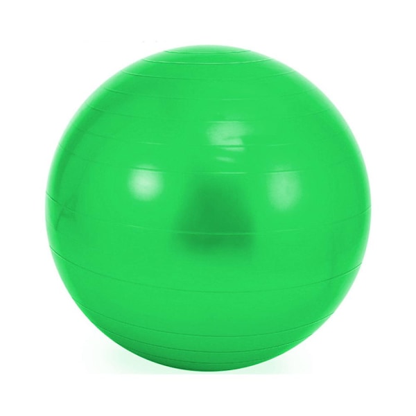 Träningsboll, Stabilitetsboll, Fitnessboll för hållning, balans, yoga, pilates, core och rehabilitering Green 55Cm