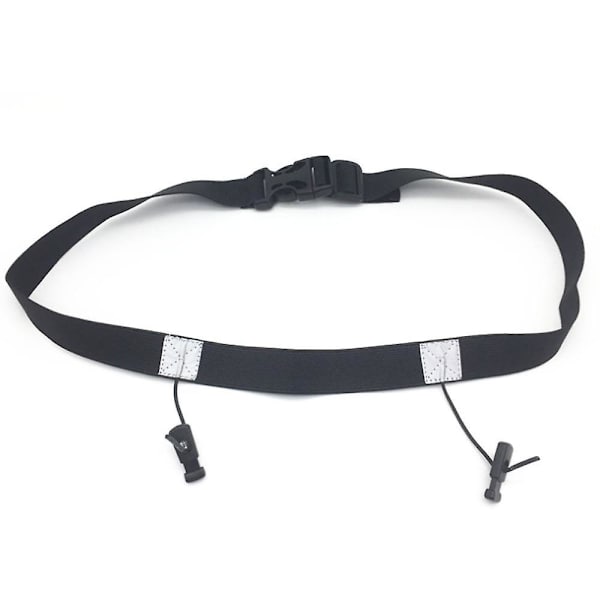 Löpbälte, Triathlon, Marathon Digital Belt. Inga stift krävs. Justerbart löpbälte Black
