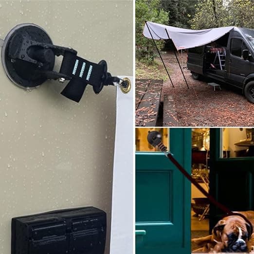 4 stk. sugekopper til camping, camping sugekopper