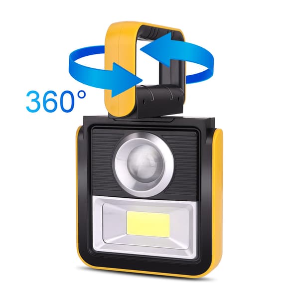 1 stk COB arbeidslys batterimodell LED utendørs flomlys
