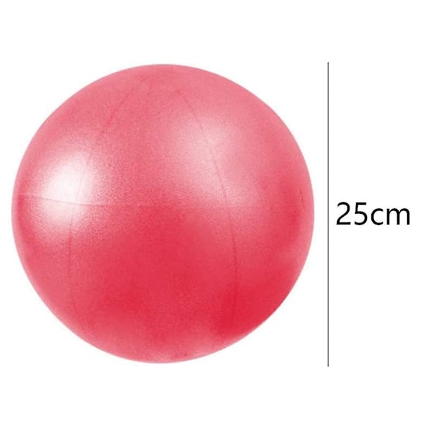 Träningsbollar för kvinnor, mini yogaboll, små stabilitetsbollar, fitnessutrustning för gym Silver