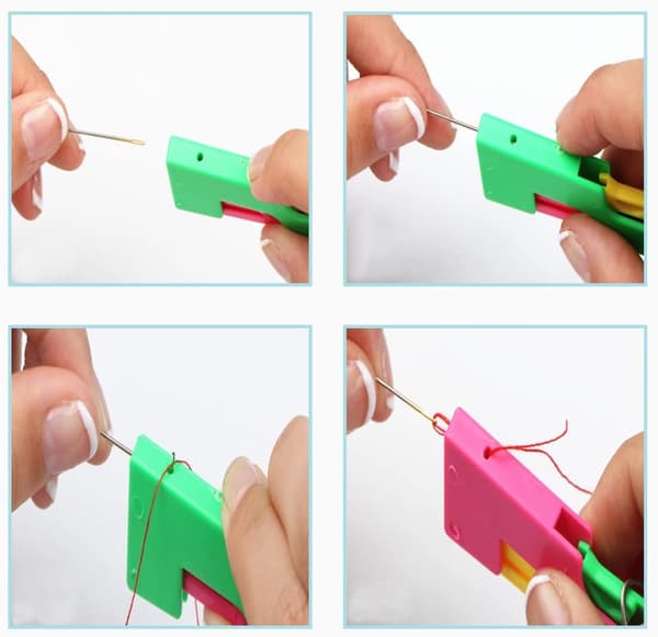 2 stk. nåletråder, DIY-tråder i plastik, plastiknål