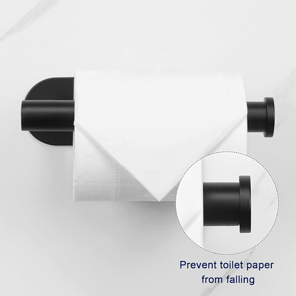 Høj kvalitet fortykket SUS304 rustfrit stål anti-rust selvklæbende toiletpapirholder ingen boring klæbende toiletpa