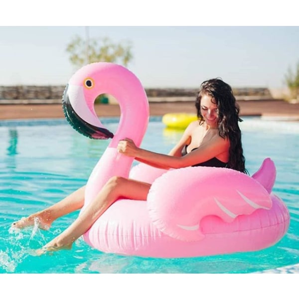 Flamingo Bademadras, Oppustelig Flamingo Voksen Flydende Oppustelig Pool Bademadras