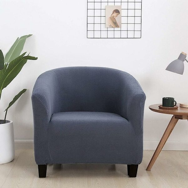 (Mørkegrå) Fortykket fleece elastisk all-inclusive sofasædebetræk Anti-snavset sofasædebetræk, til indendørs og udendørs møbler pr