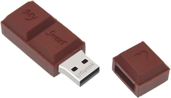 Sjokolade U Disk 2.0 Sjokolade Enkel Rad (16 GB)