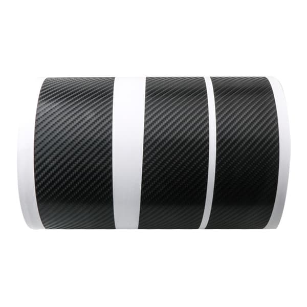 Sort 5 stk. 4D Carbon Sticker Klæbefilm til Auto Bil Dør
