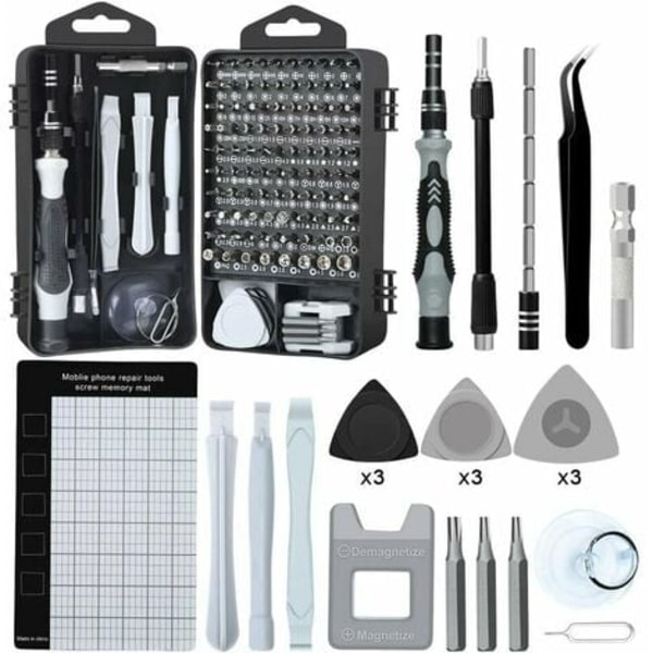 Hållbar precisionsskruvmejsel kit verktyg liten låda torx skruvmejsel för macbook, iphone, reparation, glasögon, diy, klocka, smartphon
