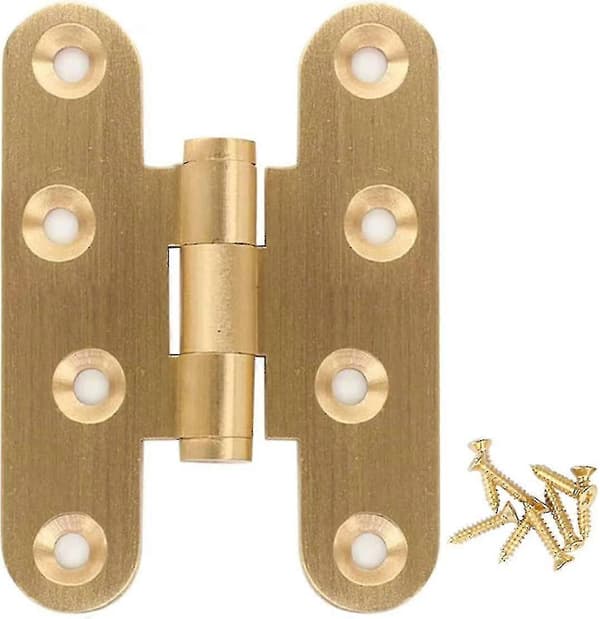 Polerte messingdørhengsler for stuedører, eikedører 68*51*2.2mm
