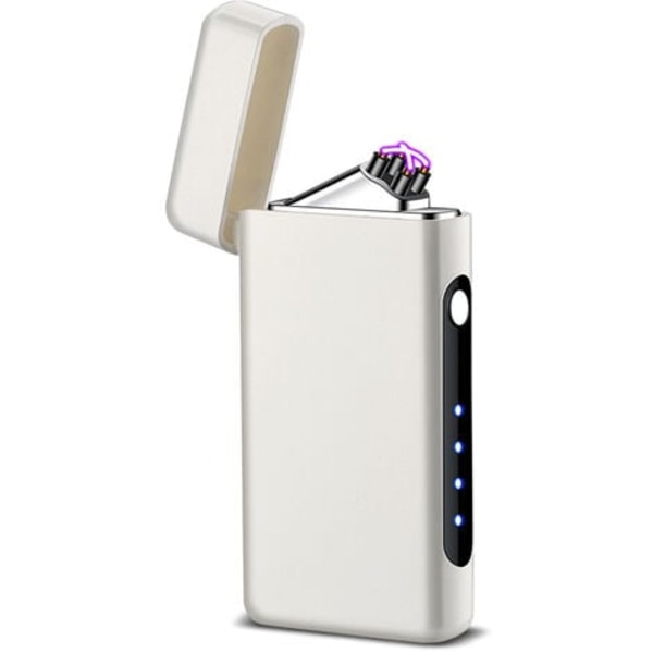 Elektrisk lighter USB genopladelig bue lighter plasma lighter vindafvisende dobbelt bue flammefri lighter genopladelig lighter