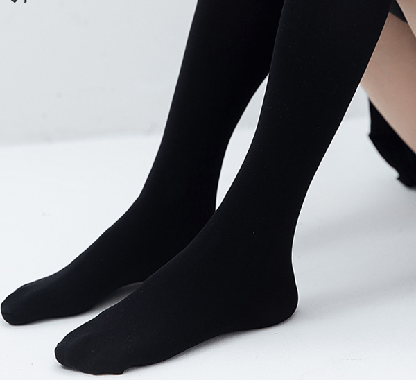 6 Par Non-Slip Silikon Knästrumpor Studentuniform Sammet