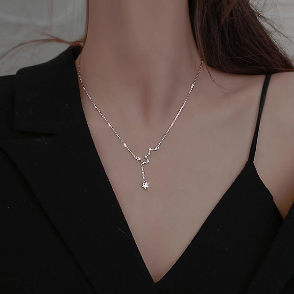 Halskæde Kvaster Choker Mode Smykker  B1917 white