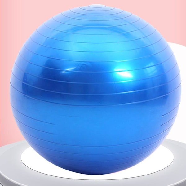 Träningsboll, Stabilitetsboll för Hemmet, Yoga, Gym Boll, Fysioboll, Schweizisk Boll, Fysioterapi Blue 45CM