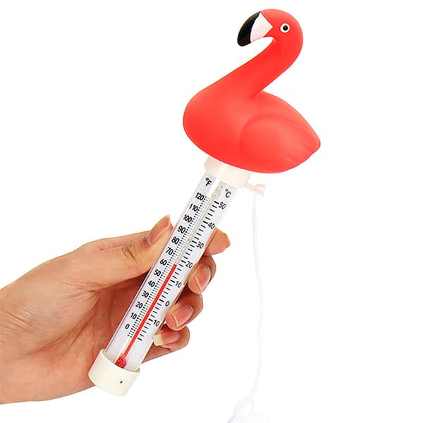 Flydende swimmingpooltermometer, stor størrelse, let at læse