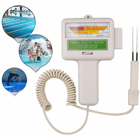 Elektronisk klor- og pH-tester til swimmingpools - Vandkvalitetsmåler