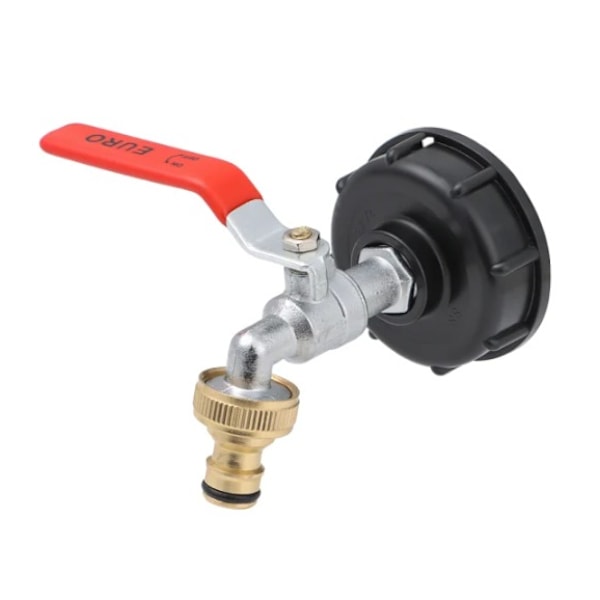 IBC-adapter slangkoppling 2-BRASS 2-mässing 2-Brass