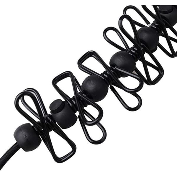 1 sort bærbar tøjstativ, elastisk tøjstativ, justerbar