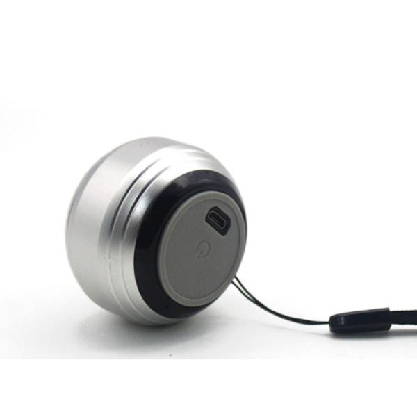 Mini Bluetooth-högtalare, bärbar trådlös Bluetooth-högtalare (silvergrå)