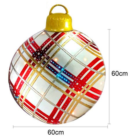 60CM Julepyntkule Minnekule, Juledekorasjoner, L